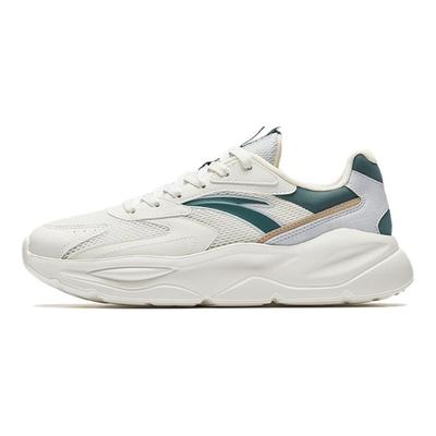 Unrestrained Series Comfortable Versatile Non-Slip Wear-Resistant Low-Top Casual Shoes Men Sneaker White Green 912528833-3