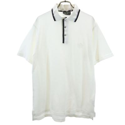 DKNY DONNA KARAN NEW YORK Kurzarm-Poloshirt M weiß Herren Gebraucht