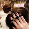 2025 Premium Rhinestone Ponytail Holder - Korean Style Hair Rope