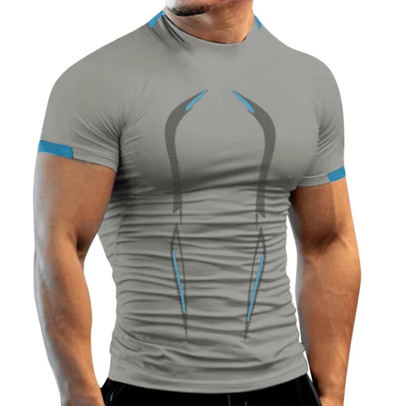Men's Fast Drying Jogging T-shirt, Men's Training T-shirt, Fitness Top, Running T-shirt
