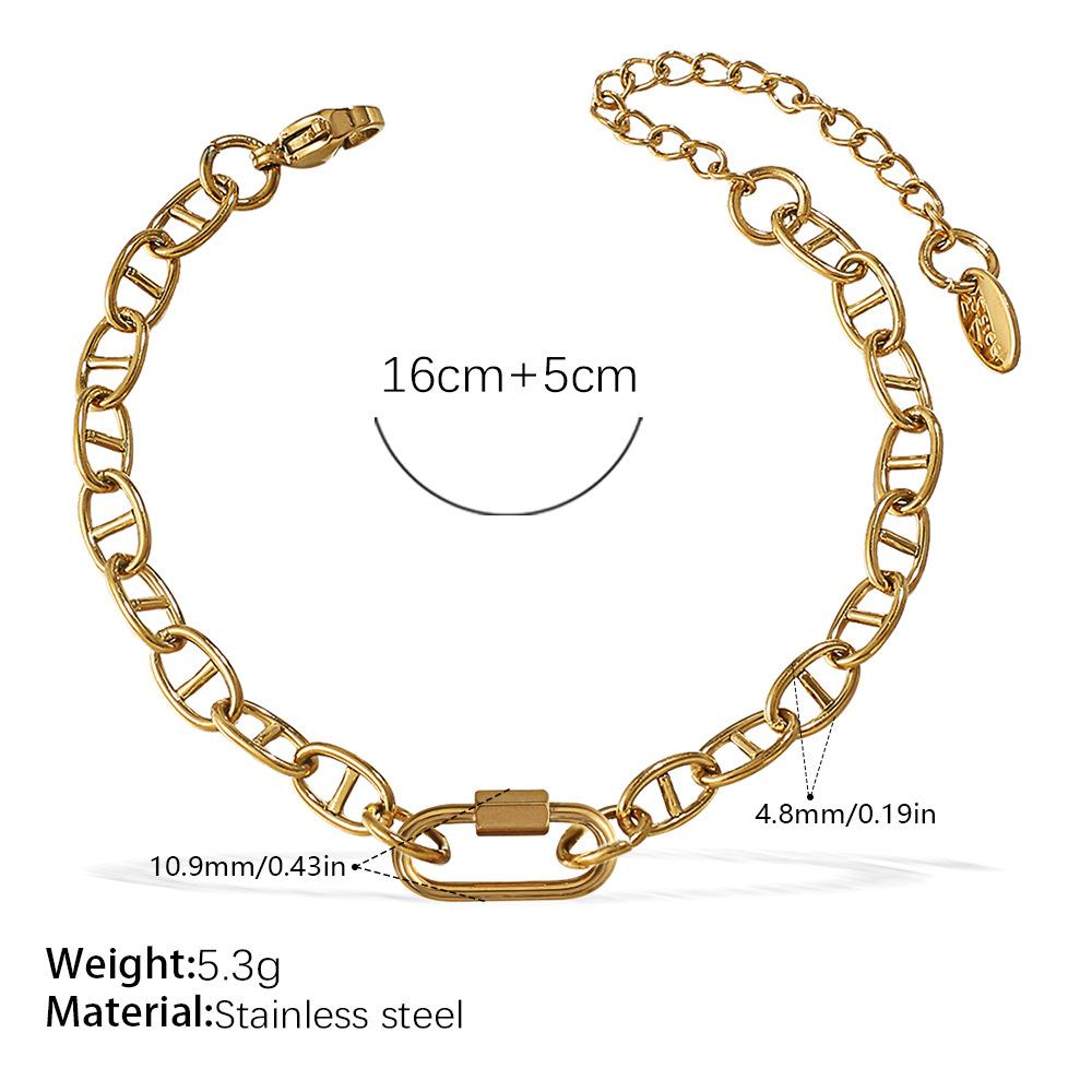 Japan And South Korea Fashion Niche Bracelet Necklace Women'S Personality Design Versatile Jewelry Does Not Fade Popular Trend