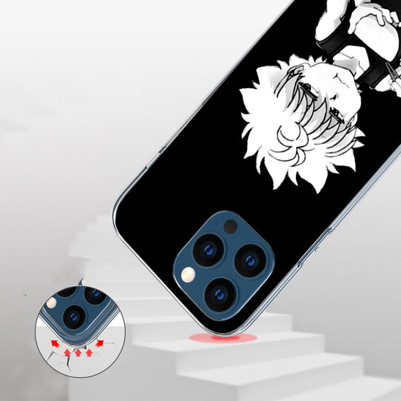 Black White Hunter X Phone Case For iPhone 17 Air 16 Pro Max 16E 15 + 14 Plus 11 12 13 Mini 7 8 SE Gift Print Cover Fundas 16 Pr