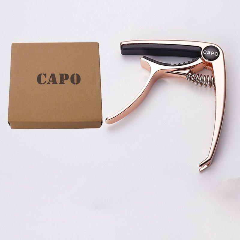 Guitar Capo, Zinc Alloy Capo for Acoustic & Classical Guitars with Pin Puller, Durable Instrument Accessory