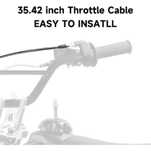HIAORS 35.43" Throttle Cable For 50Cc 70Cc 90Cc 110Cc 125Cc SSR Tao Tao DB14 DB17 DB20 DB24 Coolster MadMax QG-210 Baja Dirt Runner Apollo RFZ Roketa