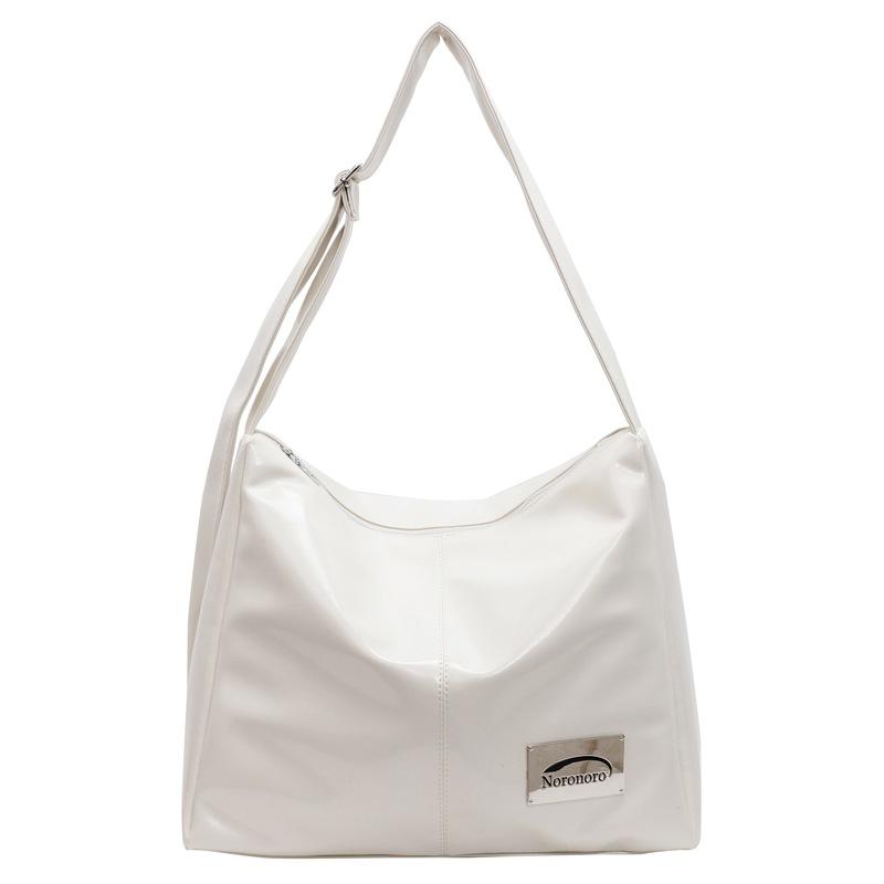 

Большая вместительная сумка через плечо женская сумка через плечо сумка для поездок на работу белый