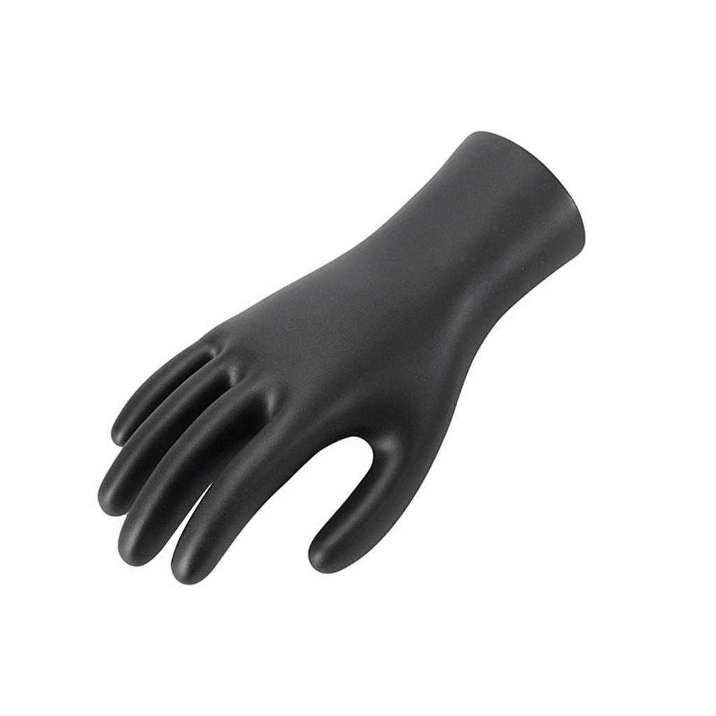 Vergrößerter Handumriss mit erweitertem Handgelenk Realistisches männliches Handmodell Authentische Handschuh-Auslage für