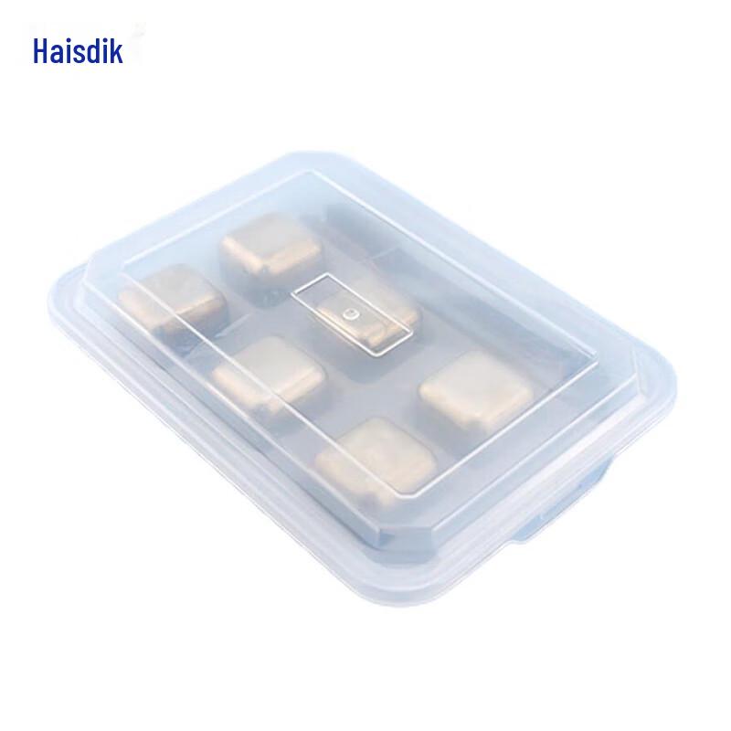 

Haisidick 6-Cube 304 Stainless Steel Ice Cube Mold Set