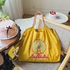 Stylish Japanese Embroidered Ball Chain Ferris Wheel Shoulder Bag