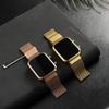 Simple Digital Watches for Women Luxury Rose Gold LED Watch Magnetic Metal Mesh Band Waterproof Fashion Ladies Electronic Clock