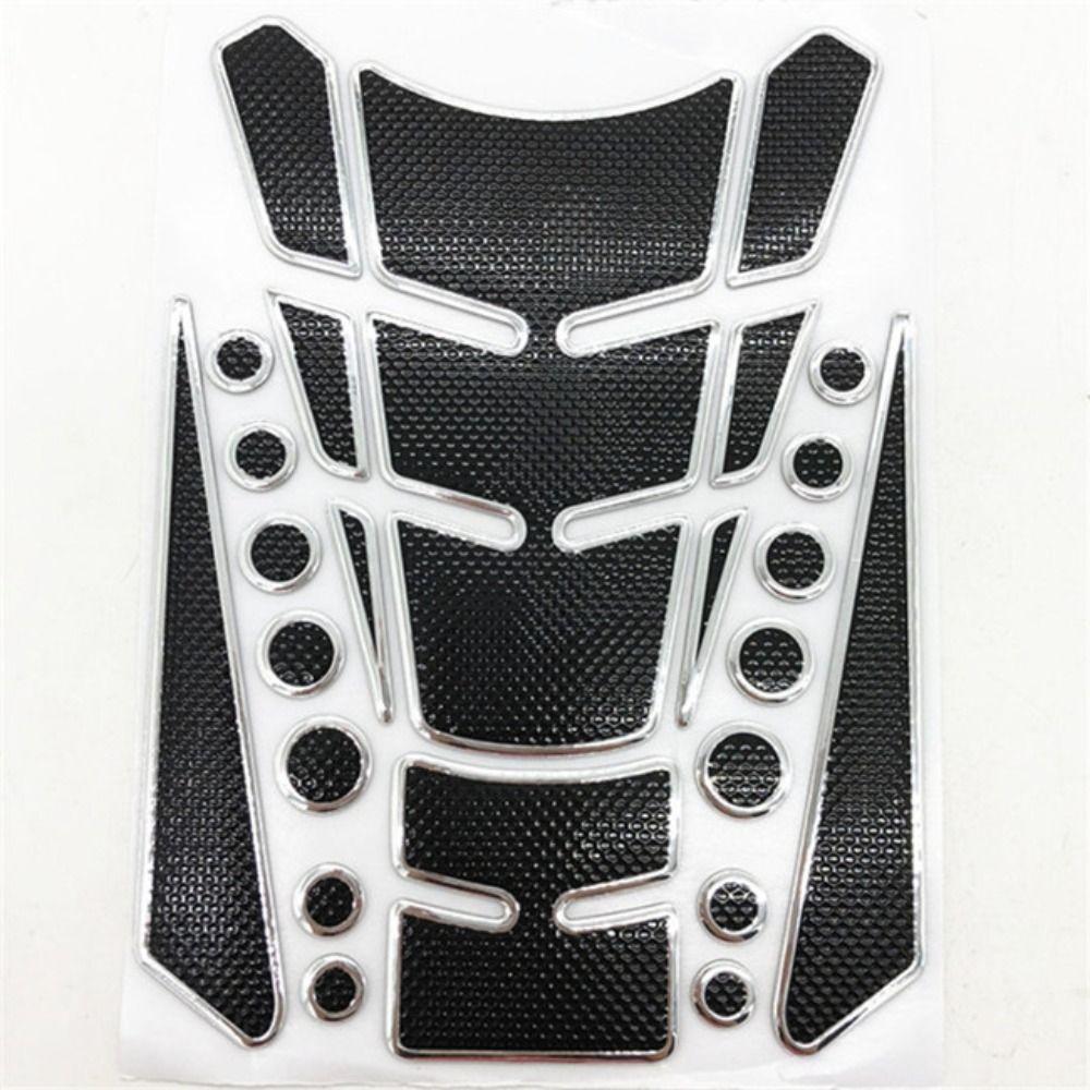 3D Motorcycle Fuel Tank Stickers Universal Fish Bone Decals Protector Pad High Quality Car Decoration Modification Accessories