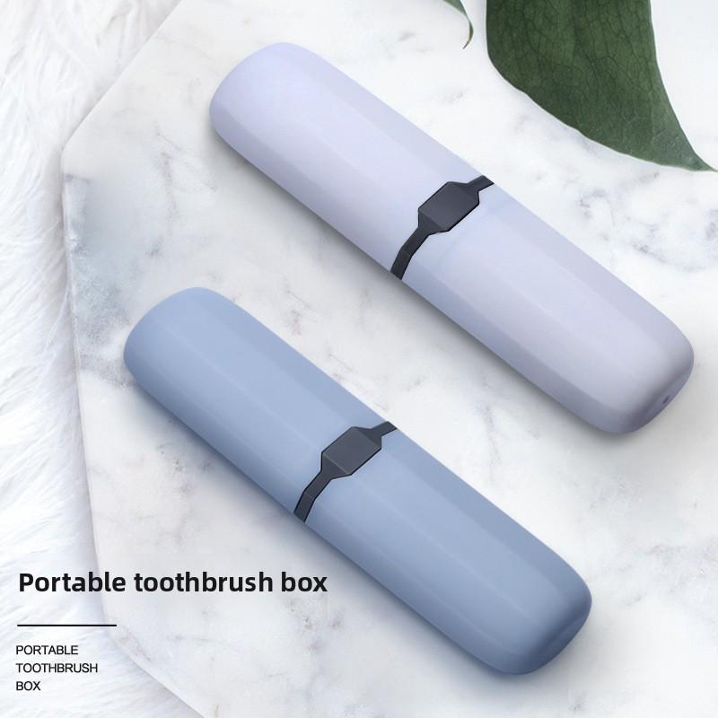 Home Portable Toothbrush Box Student Travel Plastic Toothbrush Cup Tableware Box Pencil Box Toothbrush Toothpaste Storage Box
