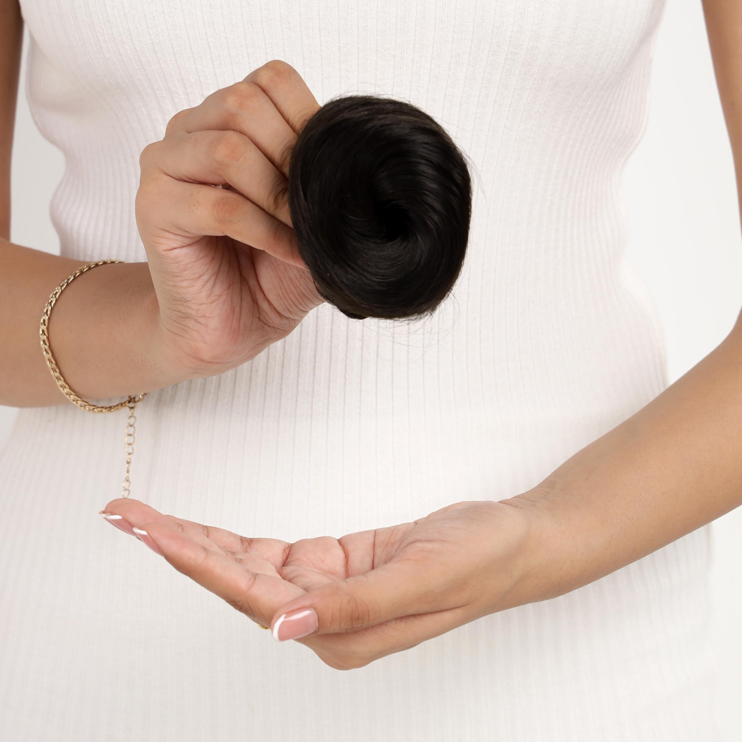Strands Mini Clip-On Hair Bun -