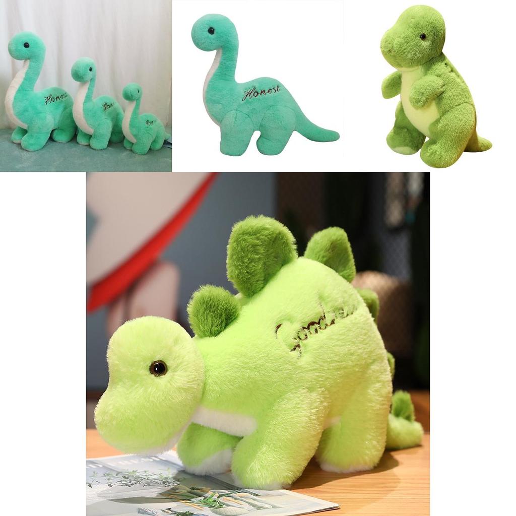 Jurassic Dinosaurier Park Plüschtier Grüner Stegosaurus Dreieckiger Drache Tyrannosaurus Rex Cartoon Stofftier