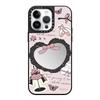 Schleife Kätzchen Handyhülle für IPhone16ProMax für Apple 15Pro Kreatives Mädchen 14P Spiegel 13