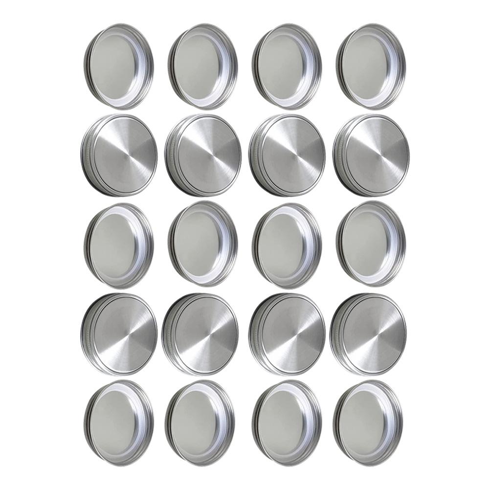 20Pcs Mason Can Lids Covers Mason Jar Lids Caps Mason Can Sealed Covers