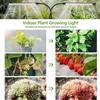LED Lampa do Uprawy Roślin Phyto Lampa dla Roślin Doniczkowych z Kontrolą Pełne Spektrum Światła Fitolampa Domowa Sadzonka Kwiatowa Klipsowa Fitolampa