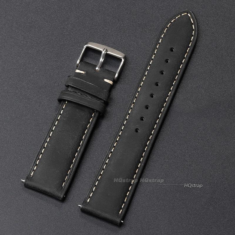 Watch Band Genuine Leather Straps 14 16mm 18mm 20mm 22mm 24mm Watch Accessories High Quality Leather Watch Belt Strap Watchbands