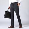 New Recommendation, Spring and Summer Thin Loose Men's Pants, Straight Middle-aged and Elderly Men's Elastic Waist High Waist Casual Pants