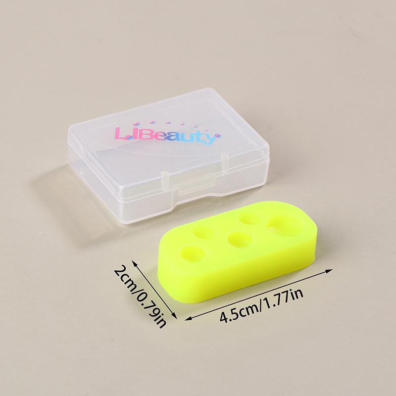 1 Adet Mini Silikon Palet Çok Fonksiyonlu Tepsi Kirpik Lifting ve Boyama Kaş Laminasyonu Kirpik Perma Pedleri Makyaj Aletleri