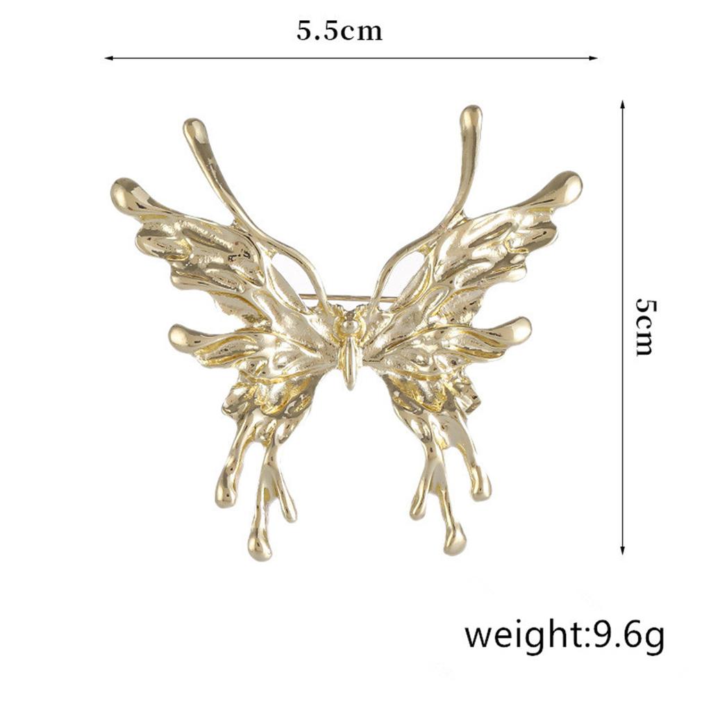 1Pc Unique Trendy Butterfly Brooch Elegant Romantic Animal Pin Elegant Charm Jewelry Accessories Party Birthday Gift Souvenir