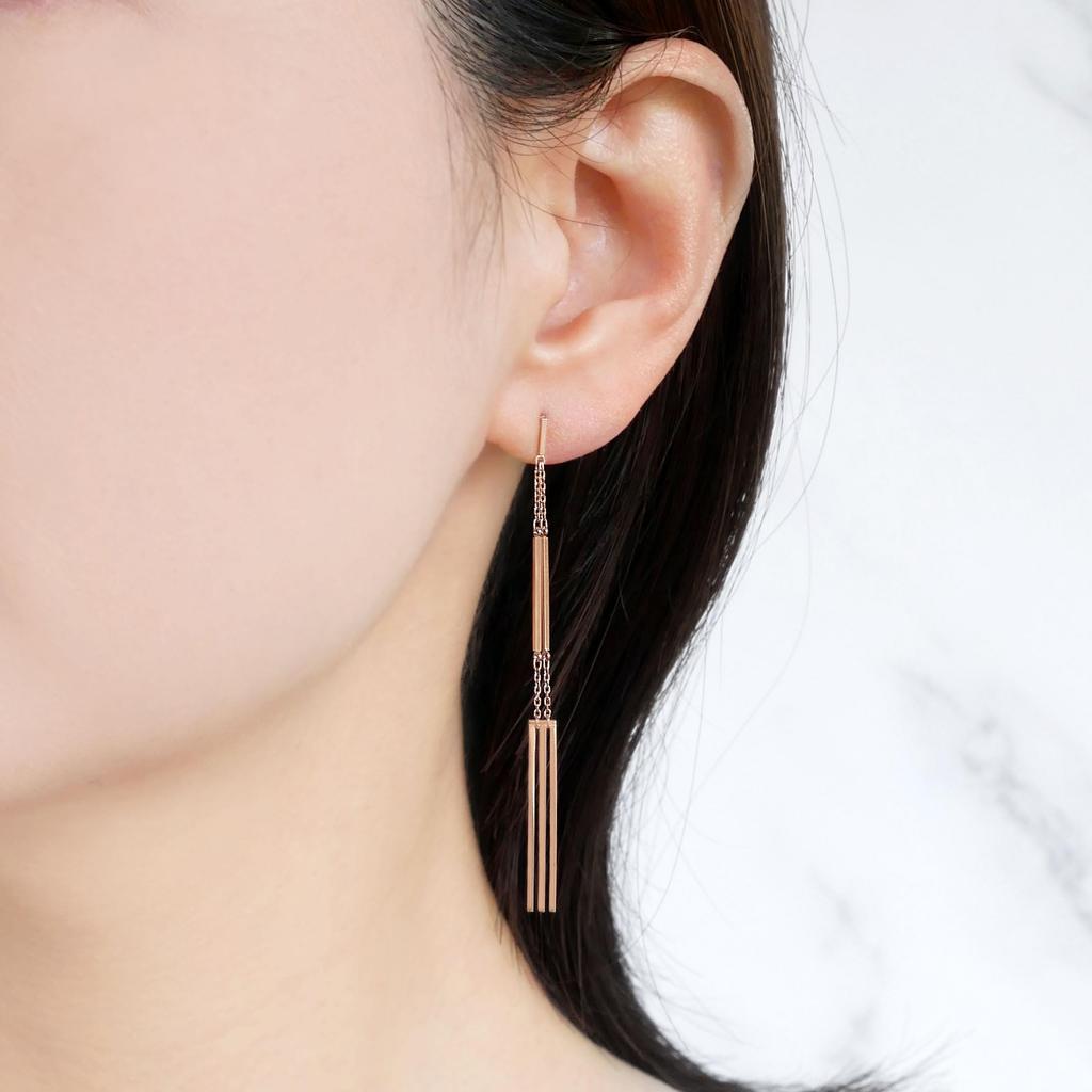 Kuma Earrings K10 Pink Gold KMRA0142 PG [Official] [Vendome Aoyama] [Kengo + MA,YU]