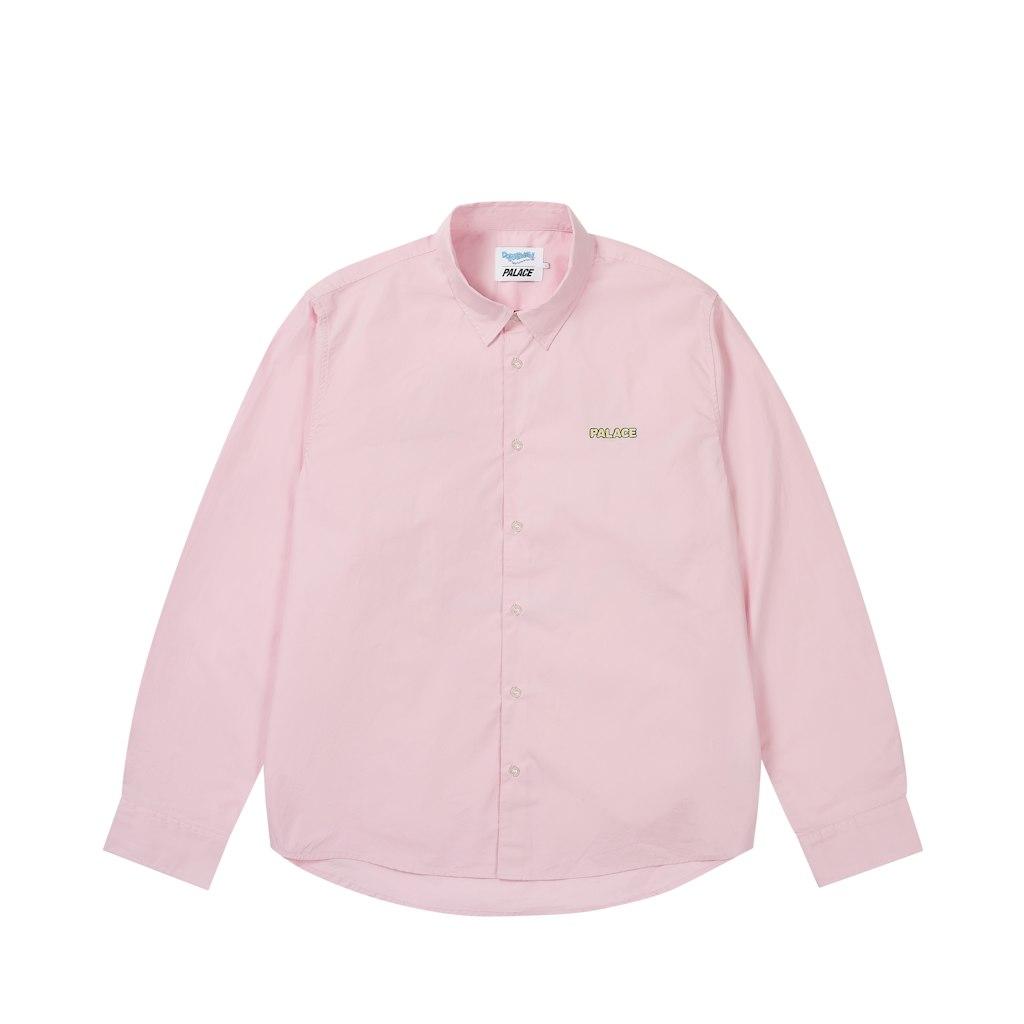 Palace X Doraemon Shirt Pink Unisex Tops P29SHT002