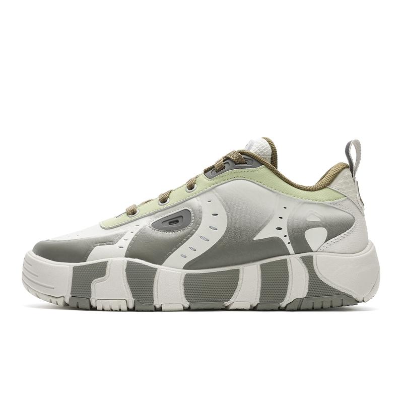 New FILA MELT Low Top Skateboard Shoes Men's Gray Green F12M431201FMN