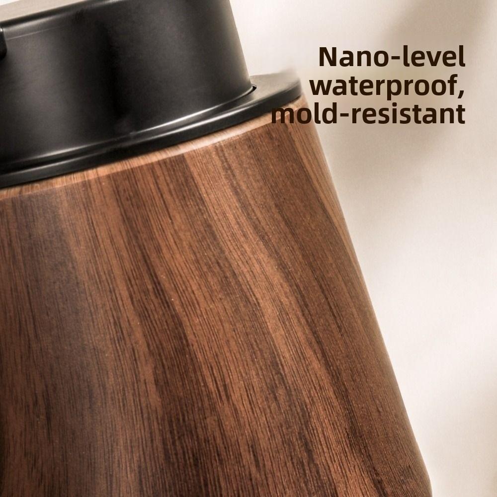 Navulbare Pompfles Walnoothoutnerf Zeepdispenser Dispenserfles voor Shampoo Douchegel