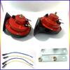 HQ Vehicle Snail Horn 12V/24V Trumpet  Air Horn Motorcycle Horn for Trucks Vehicle Horn Electric Snail Waterproof Alarm 120DB
