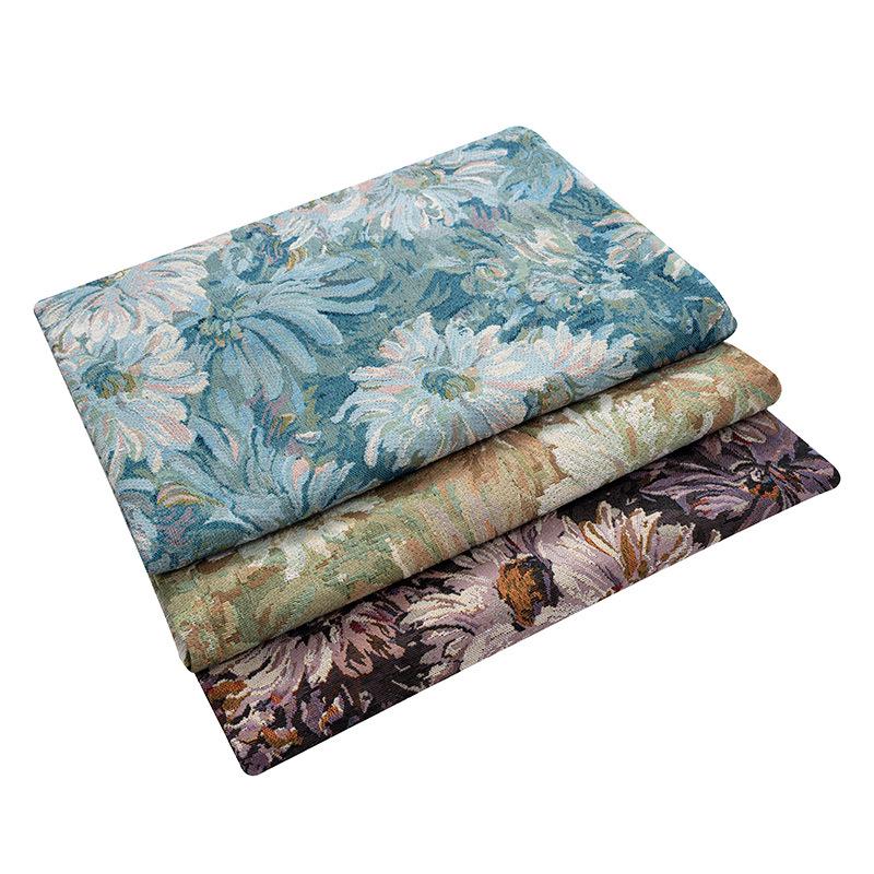 Monet-Style Jacquard Fabric for Apparel, Tablecloths & DIY Projects