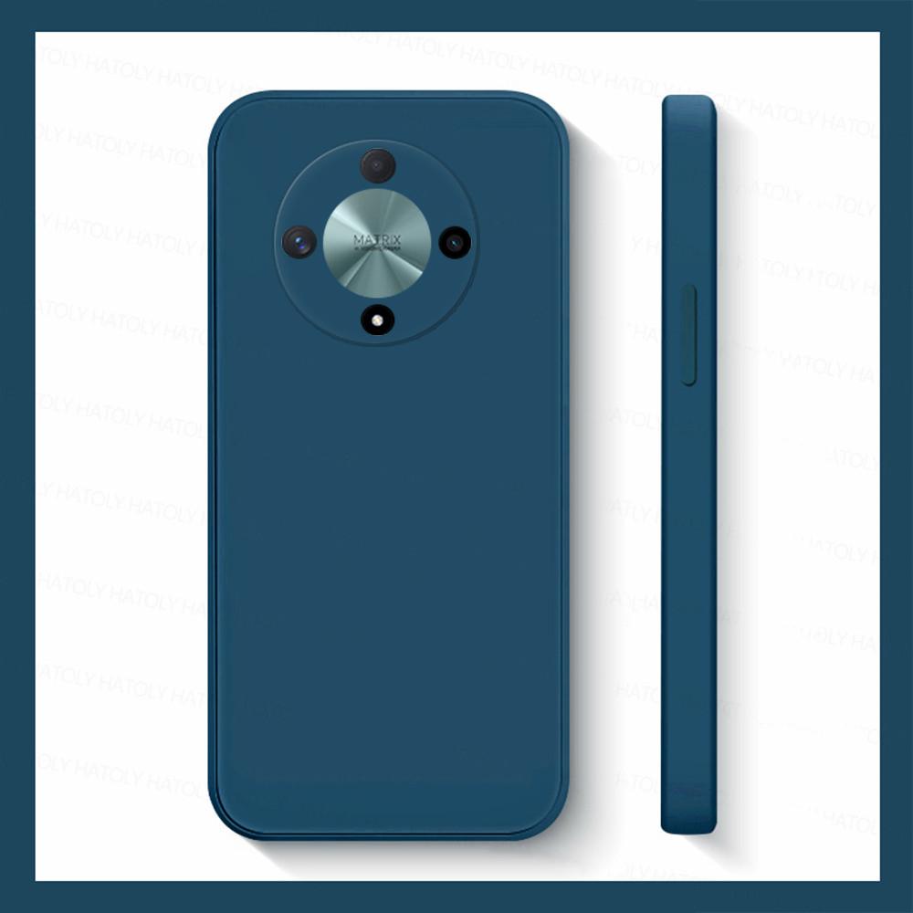 Tekuté silikonové pouzdro Honar X9b Měkká matná ochrana fotoaparátu Zadní kryt pro Honor X9A X9B Magic 6 Lite 5 Lite pouzdra