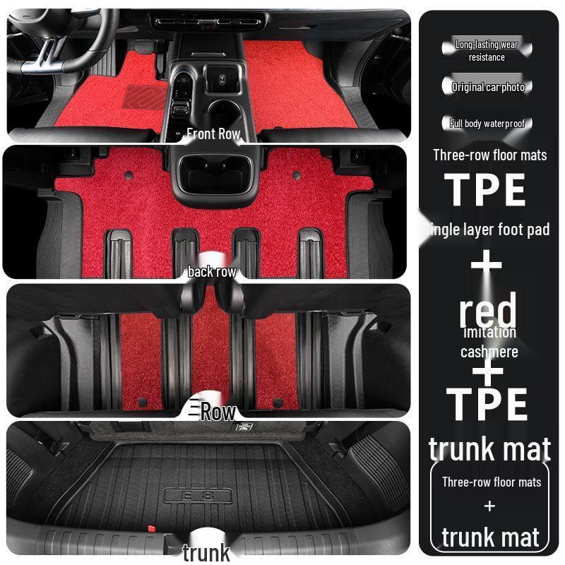 Lynk & Co 900 TPE Floor Mats 2025: Full Coverage Decorative Interior Car Accessories