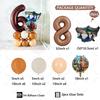 26pcs Italian Brainrot Garland Foill Balloons Column Tung Tung Sahur Birthday Party Gifts Kids Baby Shower Gifts Decorations
