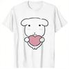 Novelty Cute GANADI Anime TShirts Unisex Round Collar 100 Cotton T Shirt Short Sleeve Tees Gift Clothing
