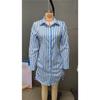 Women's Long-sleeved POLO Collar Sexy Side Drawstring Shirt Dress