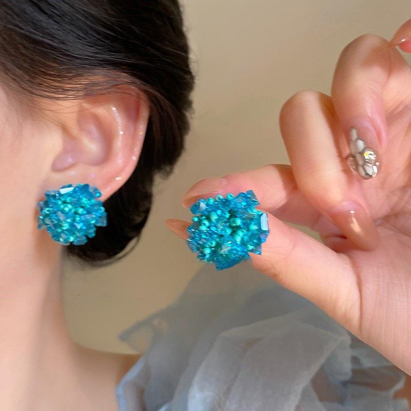 S925 Silver Needle Pearl Stud Earrings for Women