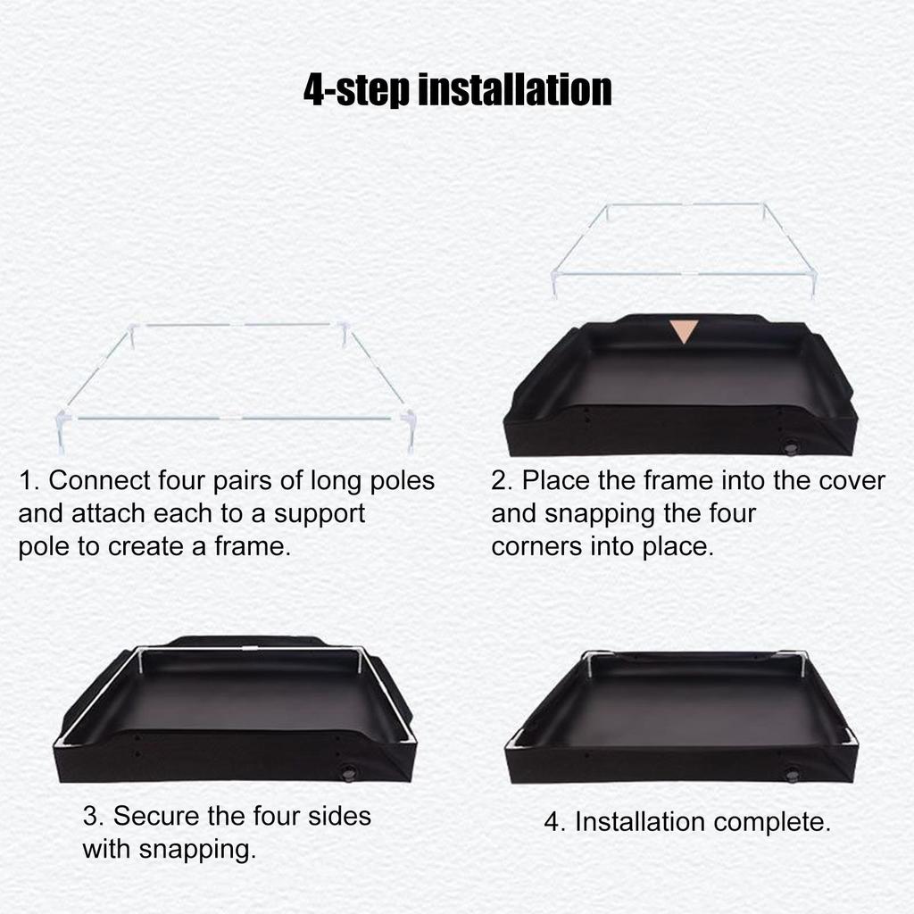 Portable Shower Base Folding Outdoor Camp Shower Pan Bathing Tray With Drain Pipe For Adults Travel Adventurer Climbing Hiking