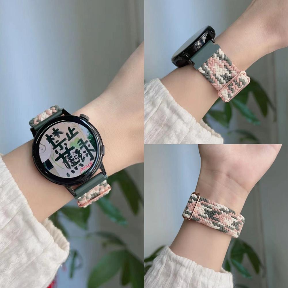 Correa Band For Samsung Galaxy Watch 7 FE 5 Pro 4 6 Classic 44mm 40mm Nylon Braided Sport Bracelet Correa Galaxy Watch 7 Strap