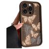 Phone Case For Oppo Reno15 Reno14 Reno13 Reno12 Reno11 Reno10 Reno8 Z T F Pro Plus 5G Soft TPU Back Cover Retro Brown Butterfly