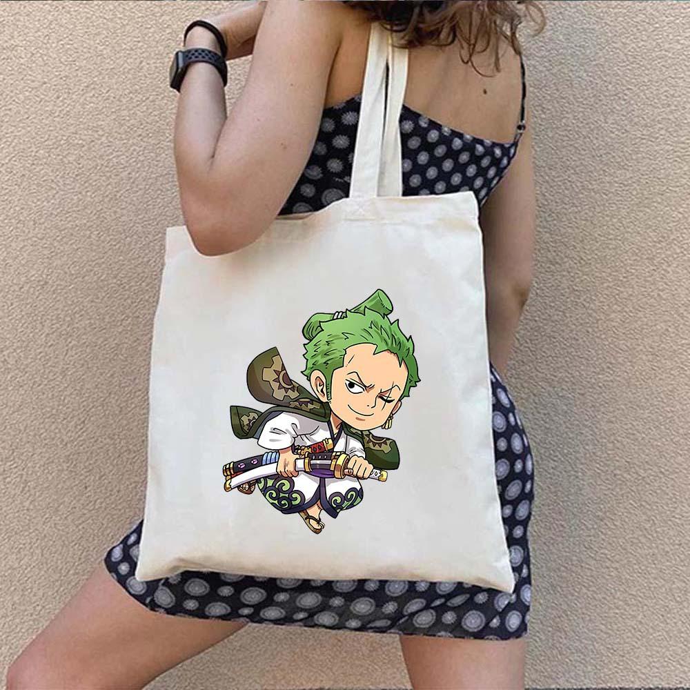 One Piece Luffy Aufdruck ein Schulter Canvas Tasche 7540