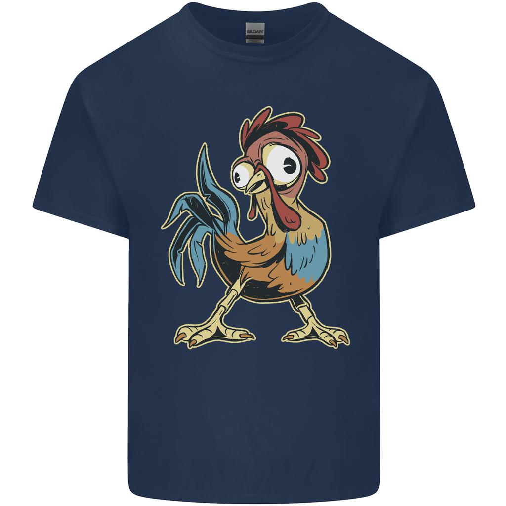 A Funky Rooster Farm Animals Chicken Unisexs Light Cotton Tshirt