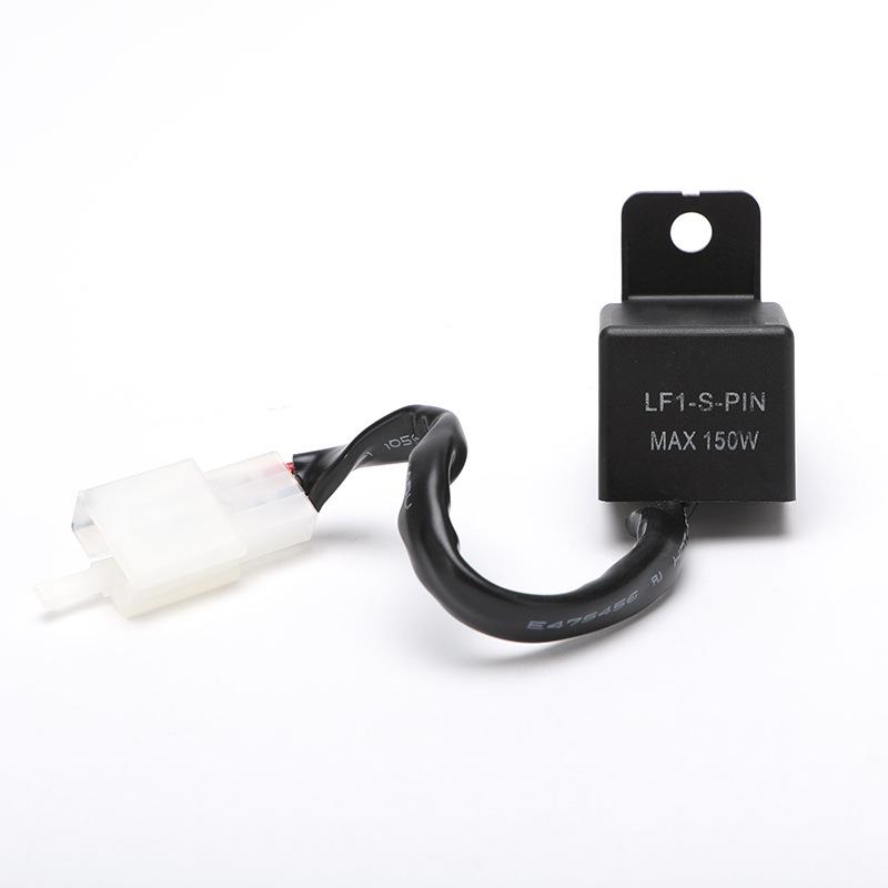 Motorcycle 12V/24V-72V Two-Pin Electric Vehicle Turn Signal Relay.