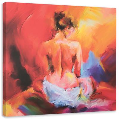 Canvas Print Woman Nude Abstract