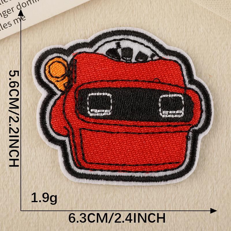 Cartoon Letter Embroidery Iron-On Patch for Shoes and Scrapbooks