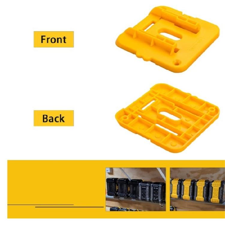 Practical Battery Holders Featuring Solid Construction for Reliable 18V/20V Battery Organization Wall or Benches Mount