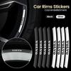 4 Stück Aluminium Auto Styling Felgen Rennsport Aufkleber Abzeichen Auto Dekoration Für XC60 S60 V40 V50 V60 XC90 S40 S80 C30 XC40