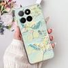 Phone Case For Honor X5b Plus X6b X7b X8b X9b 5G Elegant Flower Cat Painted Soft Silicone TPU Cases