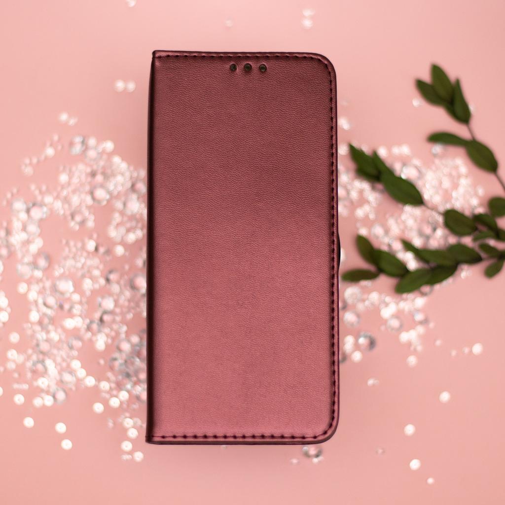 Etui Smart Magnetic Do Honor 600 / 600 Pro Burgundowe