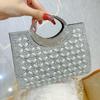2025New Glamorous Fashion Design Pearl Inlay Wedding Handbag Lady Shiny Chain Shoulder Bag Crossbody Bag Evening Bag Party Purse