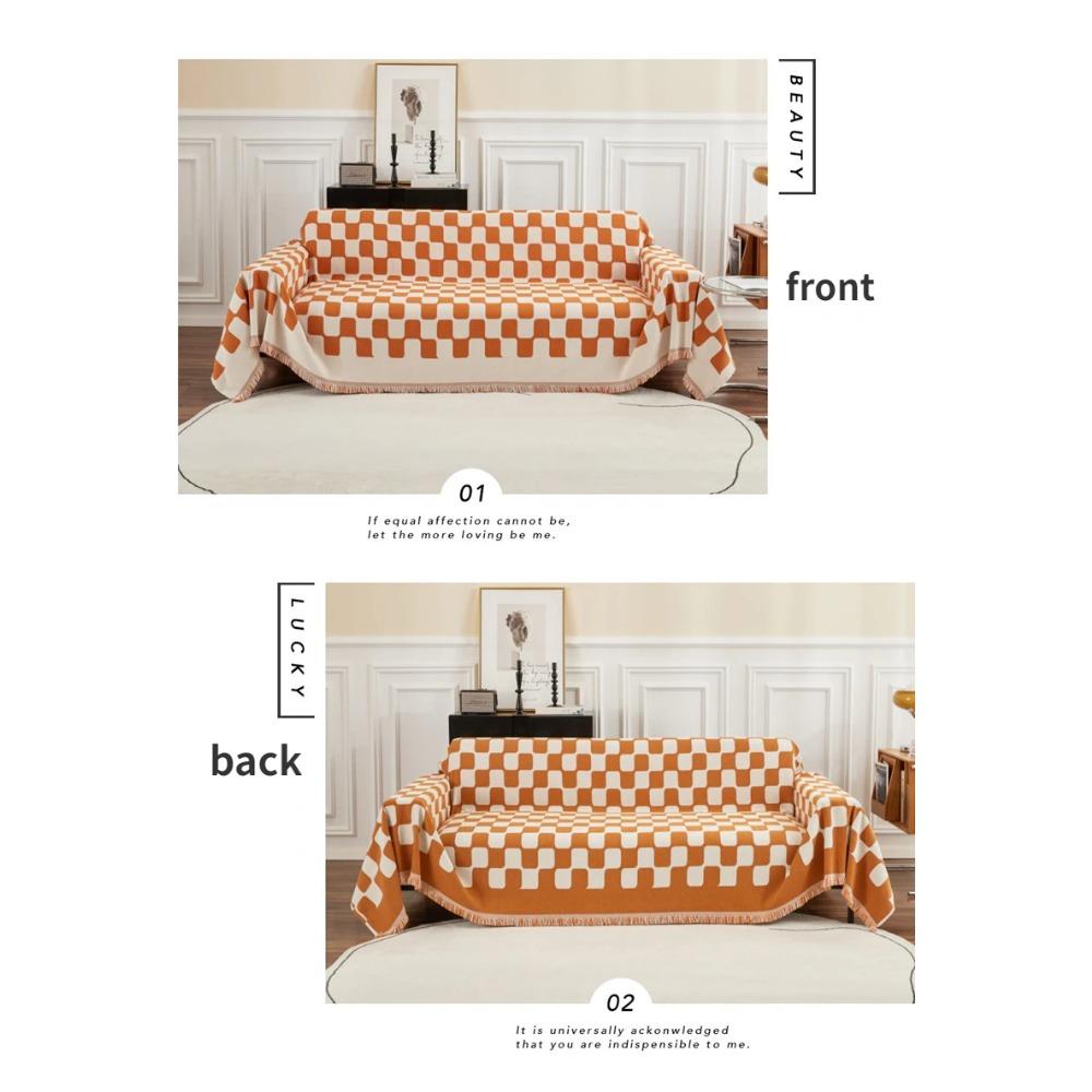 Modern Simple Chenille Sofa Cover Anti-cat Scratch Universal Four Seasons Sofa Towel Ins Style Blanket